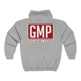 GMP God Money Power Zip Hoodie — Bold Faith & Prosperity Full‑Zip Sweatshirt