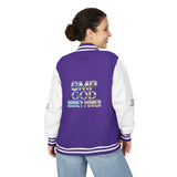 Letterman Jacket — 'GMP GOD MONEY POWER' Varsity Bomber