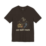 God Money Power Tee — Faith & Prosperity Graphic T-Shirt