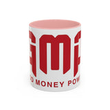 GMP Coffee Mug — Good Money Power Red Accent Ceramic Mug (11/15oz)