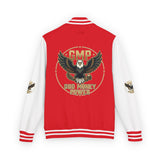 Letterman Jacket — GMP God Money Power Eagle Retro Varsity Jacket