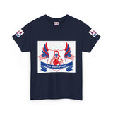Patriotic 'God Money Power' Tee — Americana Flag Graphic T-Shirt