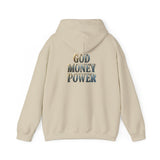 God Money Power Hoodie — Graphic Religious Inspirational Pullover