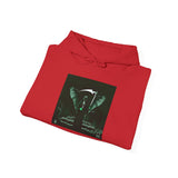 Angel Of Death Hoodie — Dark Green Guardian Graphic Pullover