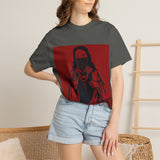 Jesus with Mask T-Shirt — "God Money Power" Graphic Tee