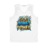 God Money Power Basketball Jersey — Motivational Athletic Tank Top