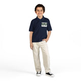Youth Polo Shirt — GMP (Good Money Power) Chest Logo, Kids' School & Casual Polo