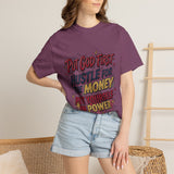 Inspirational Graphic T-Shirt — "Put God First, Hustle for the Money, Put Yourself in Power"