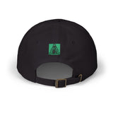 Embroidered Virgin Mary Dad Cap — Green Square Religious Baseball Hat