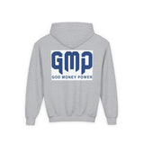 GMP “God Money Power” Youth Hoodie — Bold Faith & Motivation Pullover