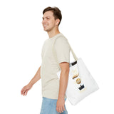 Inspirational 'God, Money, Power' Graphic Tote Bag