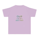 Youth Tee — 'GMP GOD MONEY POWER' Graphic Chest T‑Shirt