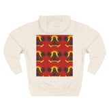 Reggae Sunset Hoodie — Palm Tree Rasta Graphic Fleece
