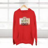 God Money Power Hoodie — Three-Panel Fleece Graphic Hoodie