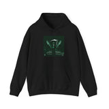 Angel Of Death Hoodie — Dark Green Guardian Graphic Pullover