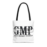 GMP "God Money Power" Graphic Tote Bag – Faith & Hustle Everyday Carry