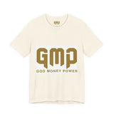 GMP "God Money Power" Graphic Tee — Inspirational Faith & Prosperity Shirt