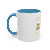 Inspirational Coffee Mug — “Put God First, Hustle for the Money”
