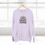 God Money Power Hoodie — Graphic Faith & Hustle Pullover