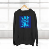 Hoodie - 'God Money Power' Graphic Fleece Pullover