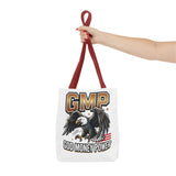 GMP Eagle Tote Bag — "God Money Power" Patriotic Graphic Tote