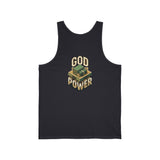 God Power Tank Top — Faith-Inspired Graphic Jersey Tank
