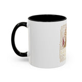 God Money Power Pyramid Accent Coffee Mug — Inspirational Wealth & Faith Ceramic Mug