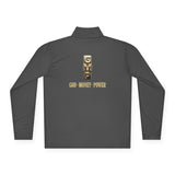 Quarter-Zip Pullover — Gold Block 'GMP' Logo with "Go. Walk. Power." Back Print
