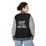 Letterman Jacket — 'GMP GOD MONEY POWER' Varsity Bomber