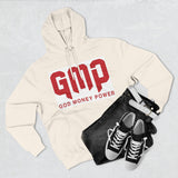 GMP 'God Money Power' Hoodie – Bold Red Logo Fleece Pullover