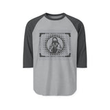 Raglan Shirt — Retro Stacked Cash Graphic (God Money Power)