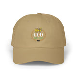 Dad Cap — 'GMP Good Vibes' Embroidered White Baseball Hat