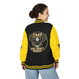 Letterman Jacket — GMP God Money Power Eagle Retro Varsity Jacket
