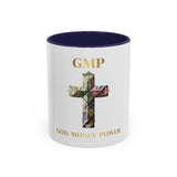 God Money Power Coffee Mug – GMP Cross Design (11oz & 15oz)