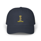 Dad Cap — Gold Crown 'Best Dad' Embroidered Baseball Hat