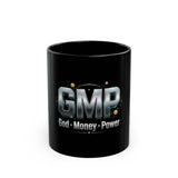 God • Money • Power Mug — Black Ceramic Coffee Mug (11oz or 15oz)