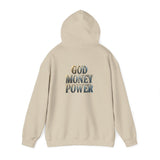 God Money Power Hoodie — Graphic Religious Inspirational Pullover