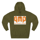 GMP "God Money Power" Hoodie — Bold Orange Streetwear Fleece
