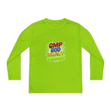 CMP God Money Power Youth Long Sleeve Tee — Inspirational Graphic Shirt
