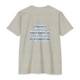 God Money Power Graphic T-Shirt — Blue Anime-Inspired Streetwear