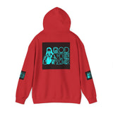 God, Money & Power Hoodie — Neon Retro Graphic Pullover
