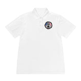 Patriotic 'God Money Power' Polo — Mens Flag Graphic Sport Polo