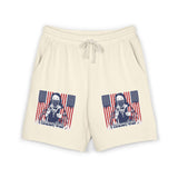 American Flag Graphic Sweat Shorts — Patriotic Fleece Lounge Shorts