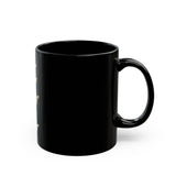 Black 'God Money Power' Ceramic Coffee Mug – 11oz & 15oz Motivational Gift