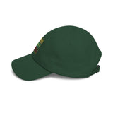 Dad Cap — GOD MONEY POWER Embroidered Tricolor Baseball Hat