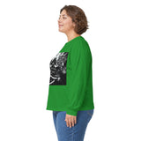 Angel Of Death Long Sleeve Tee — Dark Fantasy Angel & Serpent Graphic
