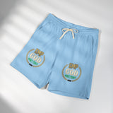 Fleece Sweat Shorts — "GMP GOD Money Power" Graphic Lounge Shorts