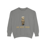 God • Money • Power Sweatshirt — GMP Gold Block Graphic Crewneck