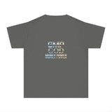 Youth Tee — 'GMP GOD MONEY POWER' Graphic Chest T‑Shirt