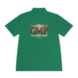GMP God. Money. Power. Logo Polo
